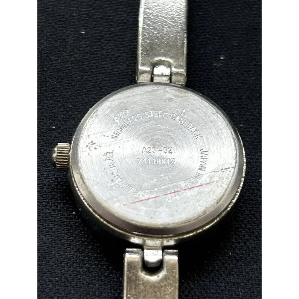 Silver Tone Multicolored Star Band Women’s Quartz Watch